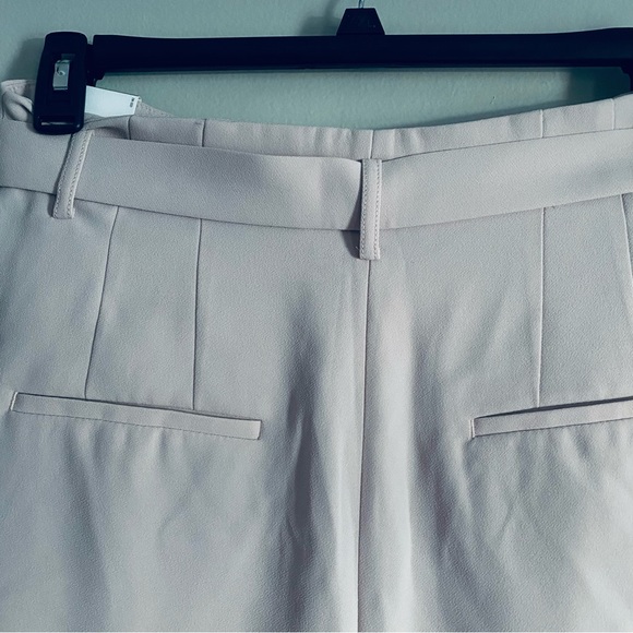 EXPRESS Women's Light Pink Bermuda Extreme High Rise Belted Shorts Size 12 NWT - Picture 10 of 12